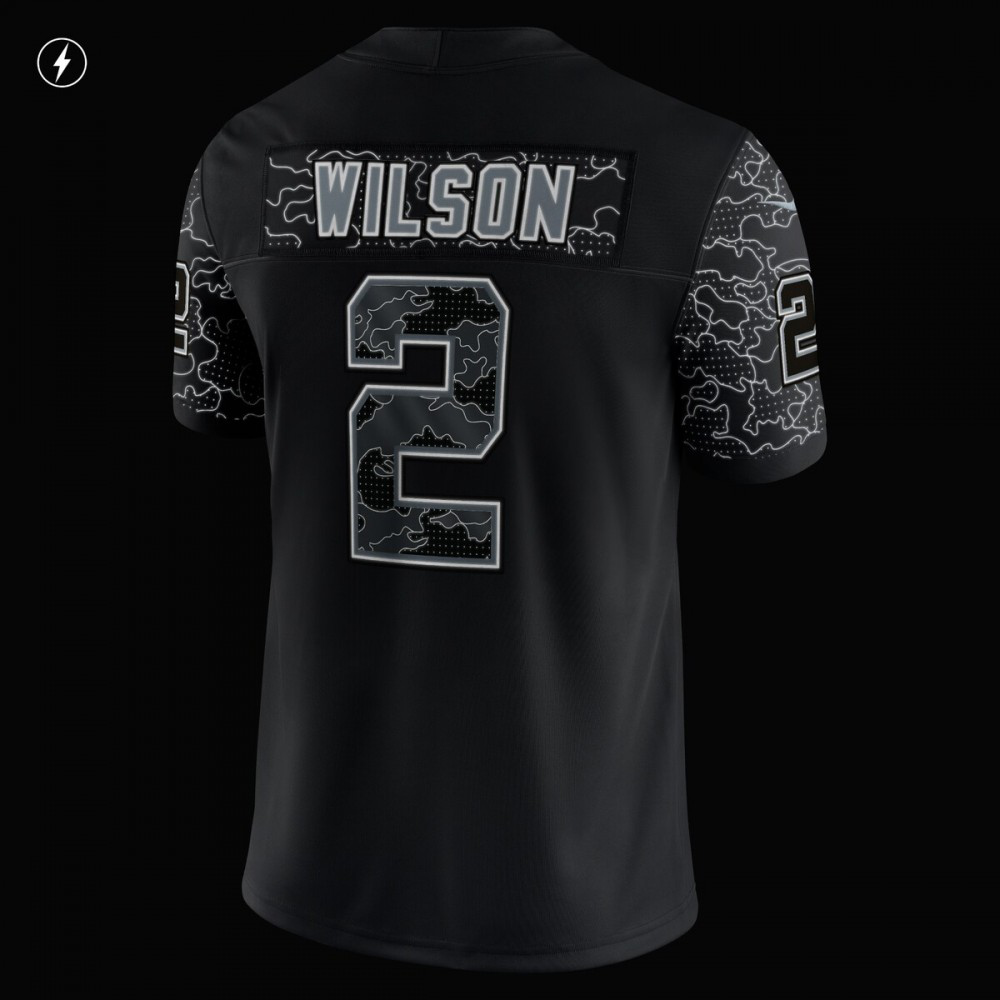 Zach Wilson New York Jets Nike RFLCTV Limited Jersey - Black-GridironStore